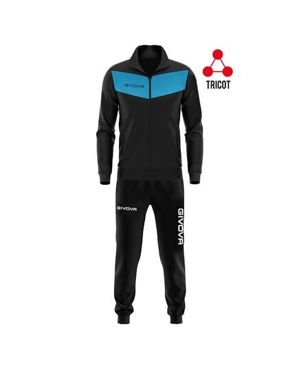 GIVOVA dres sportowy męski komplet bluza i spodnie TR018 granatowy, Kolor: granatowy, Rozmiar: M