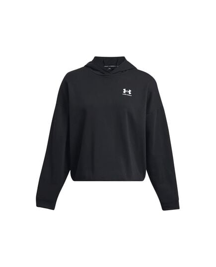 UNDER ARMOUR bluza damska z kapturem Rival Terry OS czarna, Kolor: czarny, Rozmiar: XL