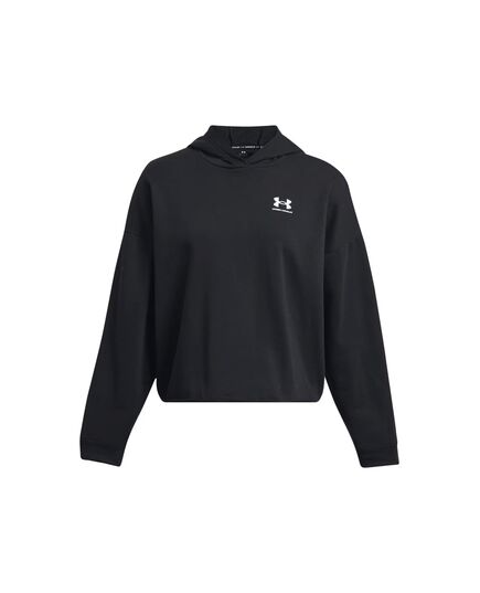 UNDER ARMOUR bluza damska z kapturem Rival Terry OS czarna, Kolor: czarny, Rozmiar: M