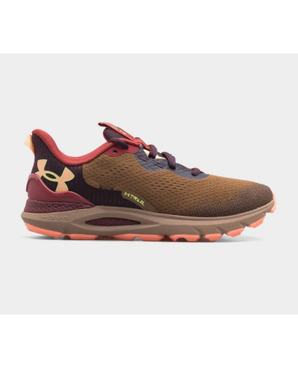 UNDER ARMOUR buty do biegania unisex Sonic Trail brązowe, Kolor: brązowy, Rozmiar: 46