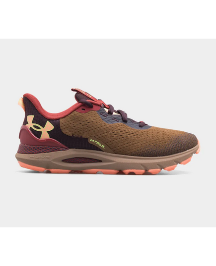 UNDER ARMOUR buty do biegania unisex Sonic Trail brązowe, Kolor: brązowy, Rozmiar: 41