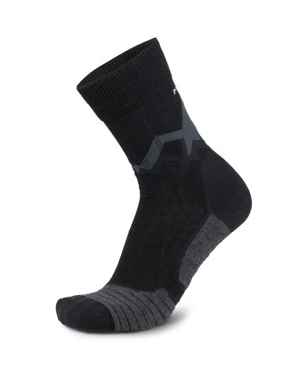 MEINDL Skarpety trekkingowe męskie MT3.5 z wełną merino, Kolor: czarny, Rozmiar: 45/47