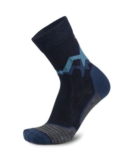 MEINDL Skarpety trekkingowe męskie MT3.5 z wełną merino, Kolor: granatowy, Rozmiar: 39/41