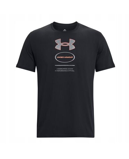 UNDER ARMOUR t-shirt męski koszulka sportowa Gel Stack Ss czarna, Kolor: czarny, Rozmiar: M