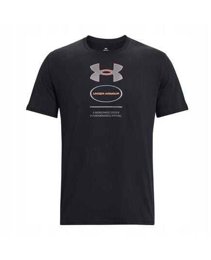 UNDER ARMOUR t-shirt męski koszulka sportowa Gel Stack Ss czarna, Kolor: czarny, Rozmiar: S