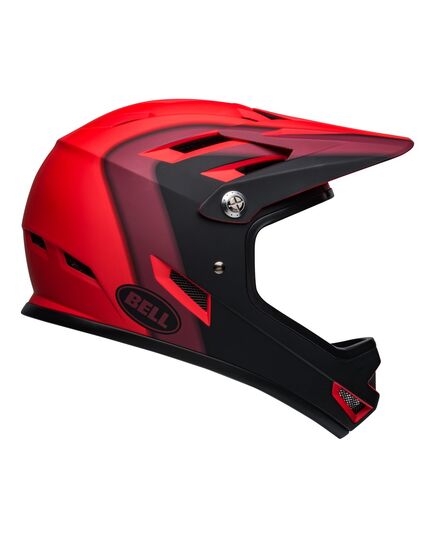 BELL Kask full face SANCTION presences matte red black, Kolor: czerwony, Rozmiar: XS (48-51 cm)