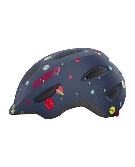 GIRO kask rowerowy juniorski z regulacją SCAMP granatowy, Kolor: granatowy, Rozmiar: S (49-53 cm)