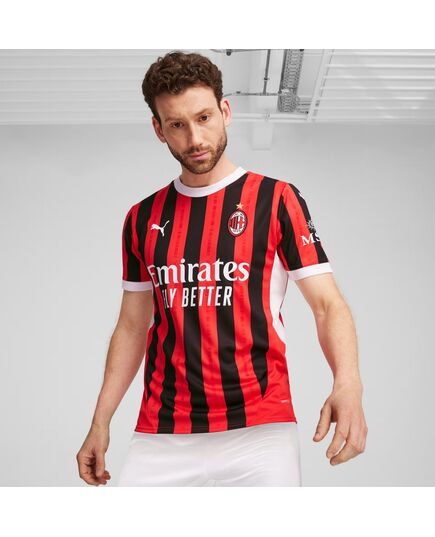 PUMA koszulka meczowa AC MILAN czerwono czarna, Kolor: czarny, Rozmiar: XS