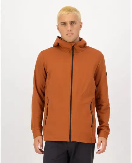 Mons Royale bluza męska Arcadia Merino Fleece Hoody Ginger, Rozmiar: S