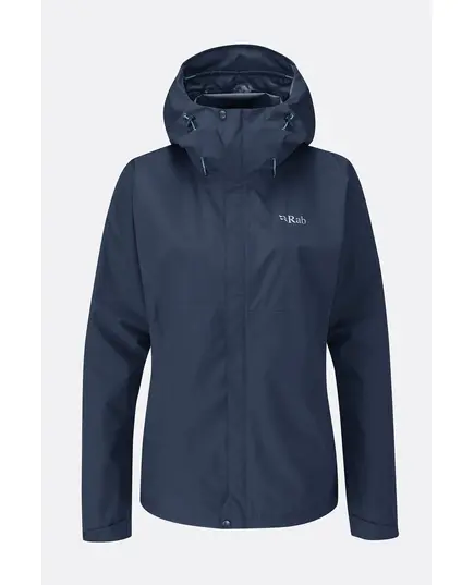 Rab Kurtka membranowa damska Downpour Eco Jacket Deep Ink, Rozmiar: S