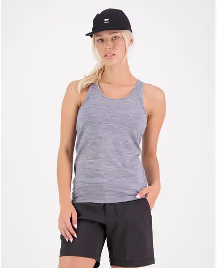 Mons Royale top damski Icon Tank - grey heather, Rozmiar: S