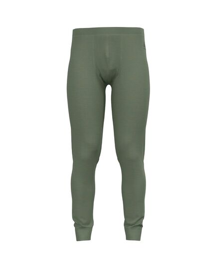 ODLO Legginsy męskie BL BOTTOM long MERINO 200, Kolor: zielony, Rozmiar: L