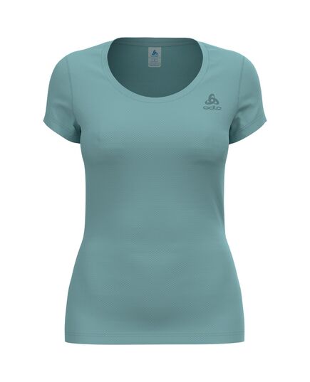 ODLO Koszulka termoaktywna damska Active F-Dry Light Eco BL Top Crew Neck zielona, Kolor: niebieski, Rozmiar: XL