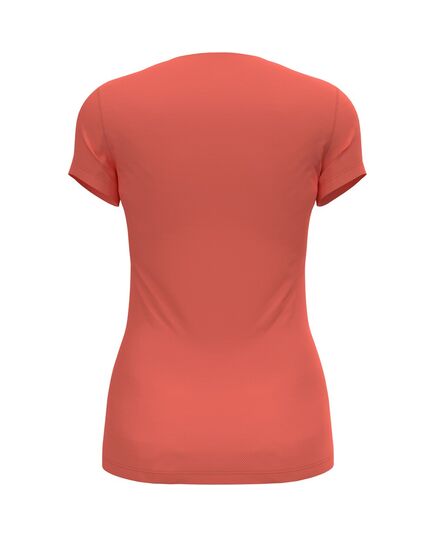 ODLO Koszulka damska Active F-Dry Light Eco BL Top Crew Neck różowa, Kolor: pomarańczowy, Rozmiar: L