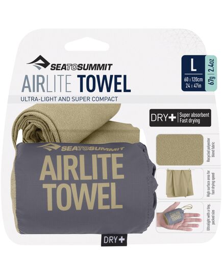 Ręcznik szybkoschnący SEA TO SUMMIT Airlite Towel brązowy