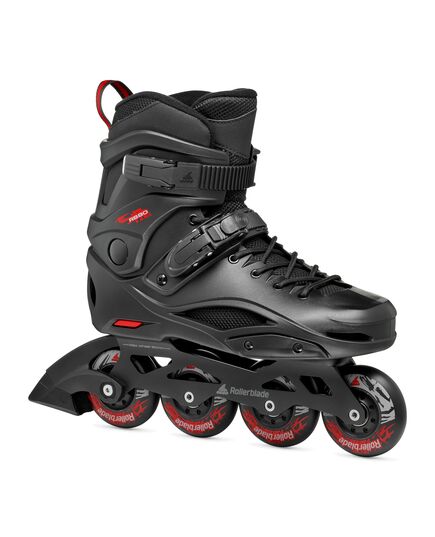 ROLLERBLADE RB80 rolki męskie do jazdy slalomowej czarne/czerwone