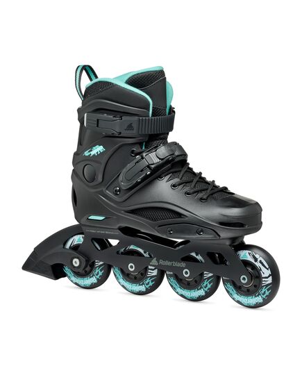 ROLLERBLADE RB80 rolki damskie do jazdy slalomowej czarne/niebieskie
