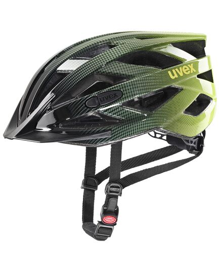 UVEX I-Vo kask rowerowy unisex z regulacją rozmiaru i technologia inmould zielony/czarny, Kolor: zielony, Rozmiar: 52-57