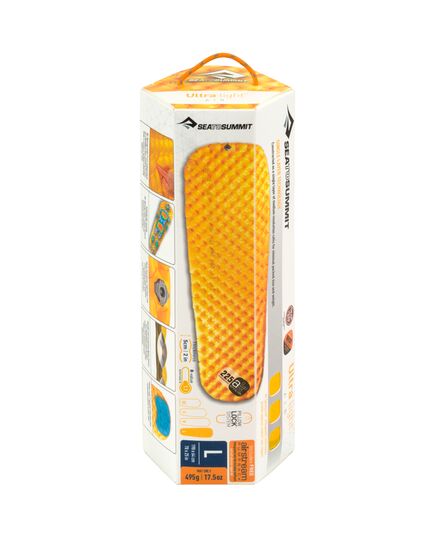 Materac SEA TO SUMMIT UltraLight ASC Mat żółty, Kolor: żółty, Rozmiar: 198x64cm