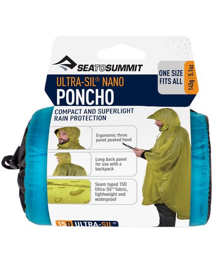 Poncho SEA TO SUMMIT Ultra-Sil™ Nano niebieski, Kolor: niebieski, Rozmiar: one size