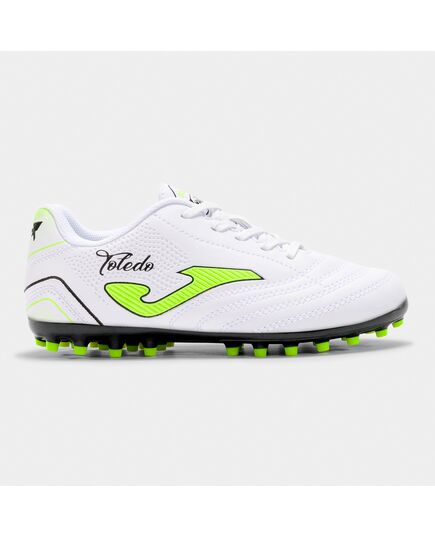 JOMA buty dziecięce do piłki nożnej turfy na orlik TOJS2502AG TOLEDO białe, Kolor: biały, Rozmiar: 33