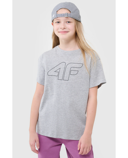 4F koszulka sportowa t-shirt 4FJWMM00TTSHF2333 szara