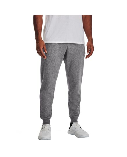 UNDER ARMOUR spodnie dresowe męskie joggery Rival Fleece szare, Kolor: szary, Rozmiar: L