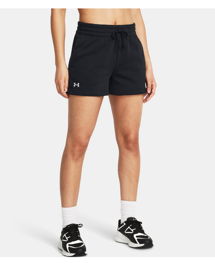 UNDER ARMOUR spodenki dresowe damskie Rival Fleece czarne, Kolor: czarny, Rozmiar: M