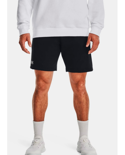 UNDER ARMOUR spodenki treningowe męskie Rival Fleece czarne, Kolor: czarny, Rozmiar: S