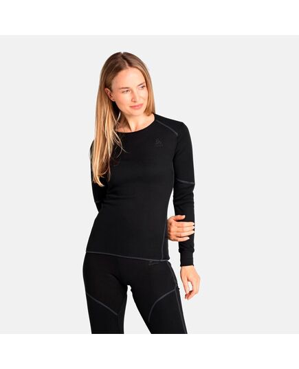 ODLO koszulka termoaktywna damska turystyczna Active X-Warm Eco czarna, Kolor: czarny, Rozmiar: XL