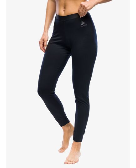 ODLO Legginsy damskie merino BOTTOM long MERINO 200 czarne, Kolor: czarny, Rozmiar: XL