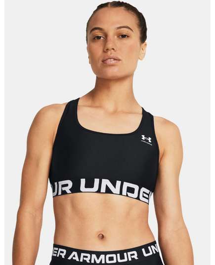 UNDER ARMOUR biustonosz sportowy do ćwiczeń HG Mid czarny, Kolor: czarny, Rozmiar: XS