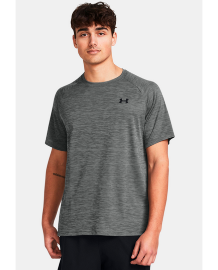 UNDER ARMOUR koszulka treningowa męska t-shirt Tech SS szara, Kolor: szary, Rozmiar: XL