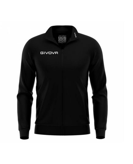 GIVOVA bluza sportowa męska treningowa na zamek MA022 czarna, Kolor: czarny, Rozmiar: M