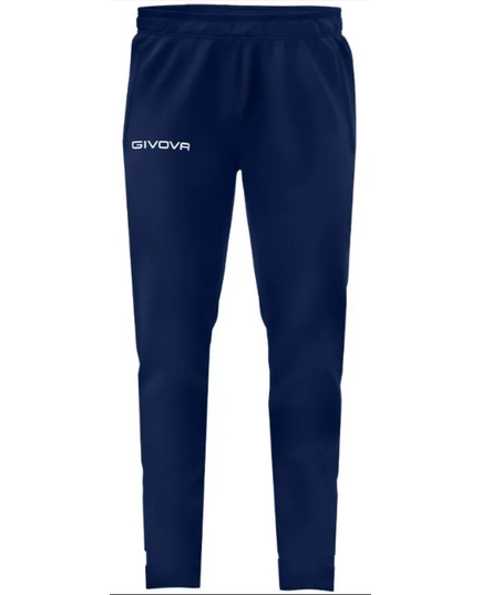GIVOVA spodnie dresowe męskie treningowe P023 czarne, Kolor: granatowy, Rozmiar: XL