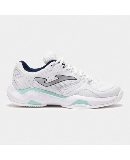 JOMA buty damskie do tenisa ziemnego squasha MASTER TM10LS2542C białe, Kolor: biały, Rozmiar: 40