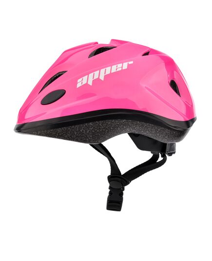 Meteor Kask dziecięcy KS07 Apper różowy, Kolor: różowy, Rozmiar: 52-56