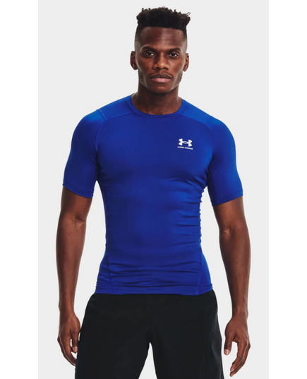 UNDER ARMOUR koszulka na siłowinię męska UA HG Comp niebieski, Kolor: niebieski, Rozmiar: M