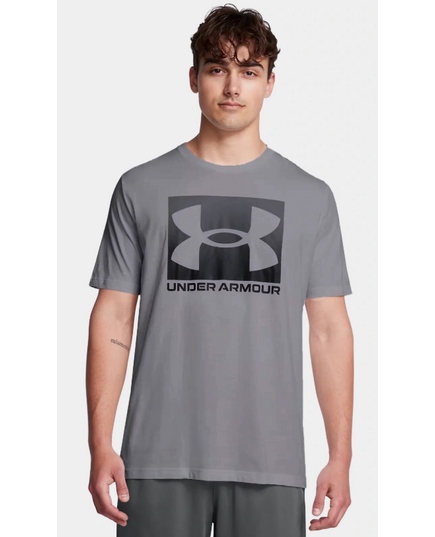 UNDER ARMOUR t-shirt męski koszulka treningowa LOGO UPDATE szary, Kolor: szary, Rozmiar: S