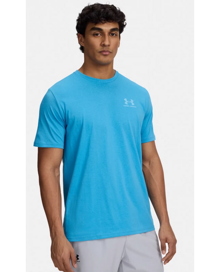 UNDER ARMOUR t-shirt męski koszulka treningowa PORTSTYLE LC niebieska, Kolor: niebieski, Rozmiar: XL