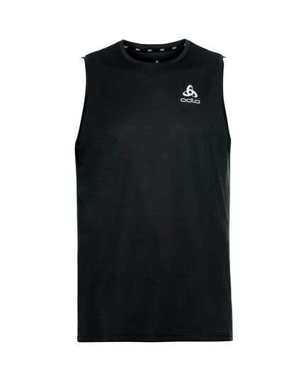 ODLO Koszulka techniczna męska bez rękawów Tank crew neck ESSENTIAL czarna, Kolor: czarny, Rozmiar: L