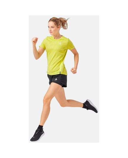 ODLO Spodenki techniczne damskie 2-in-1 short ZEROWEIGHT 3 INCH czarne, Kolor: czarny, Rozmiar: L