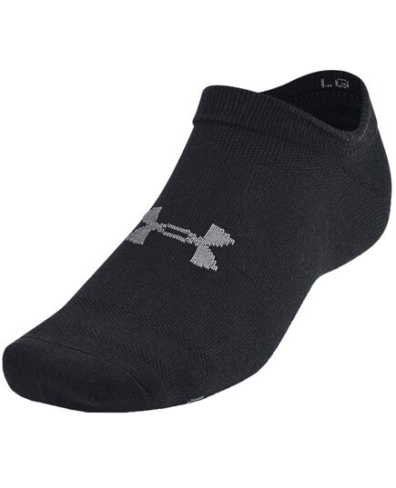 UNDER ARMOUR zestaw skarpetek stopek 6 par Essential No Show czarne, Kolor: czarny, Rozmiar: XL