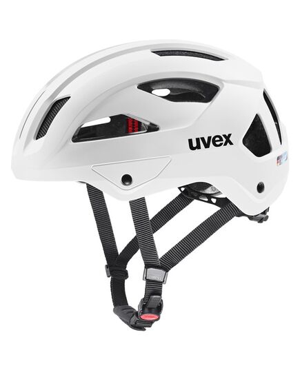UVEX Kask rowerowy Stride (41/0/714/05/17) biały, Kolor: biały, Rozmiar: 53-56