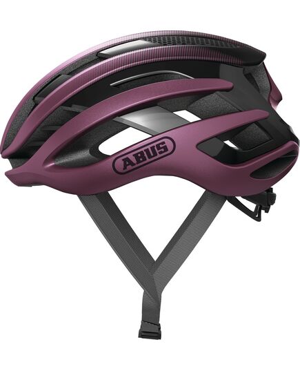 ABUS kask rowerowy z wentylacją AIRBREAKER fioletowy, Kolor: fioletowy, Rozmiar: 52-58