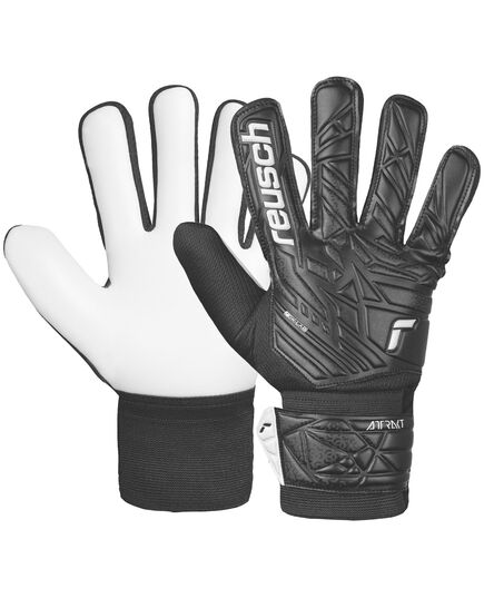 REUSCH rękawice bramkarskie Attrakt Starter Solid Junior czarne, Kolor: czarny, Rozmiar: 8