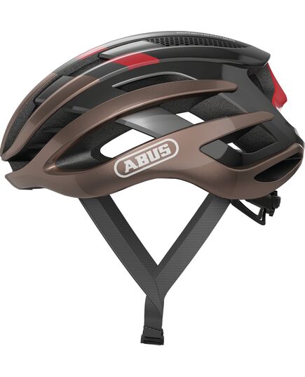 ABUS kask rowerowy z wentylacją AIRBREAKER brązowy, Kolor: brązowy, Rozmiar: 51-55
