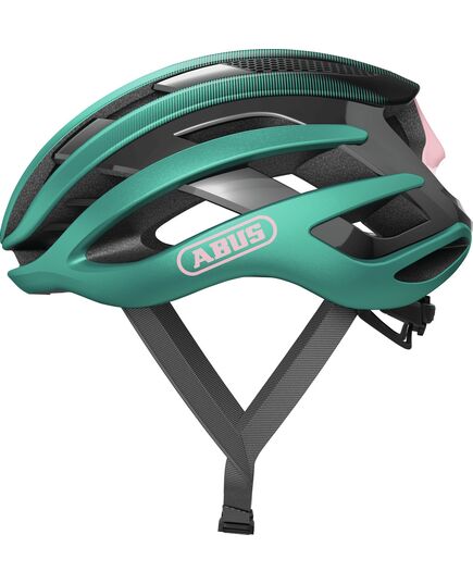 ABUS kask rowerowy AIRBREAKER turkusowy, Kolor: zielony, Rozmiar: 52-58