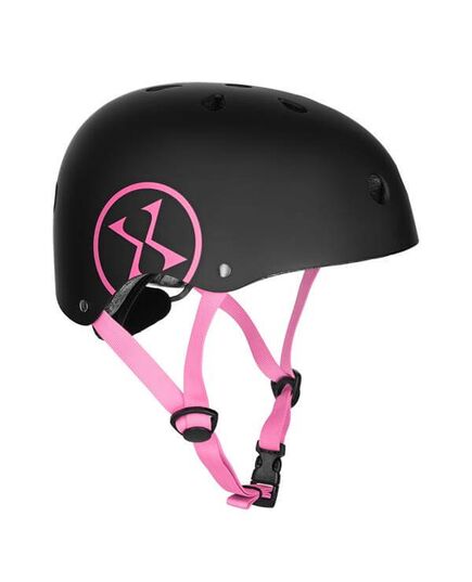 NILS EXTREME kask skatingowy orzeszek MTW001 czarny/różowy, Kolor: różowy, Rozmiar: L