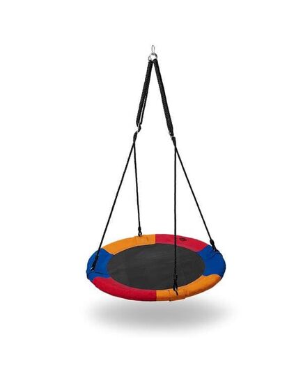 NILS FUN huśtawka dla dzieci bocianie gniazdo NB5003, Kolor: czerwony, Rozmiar: one size